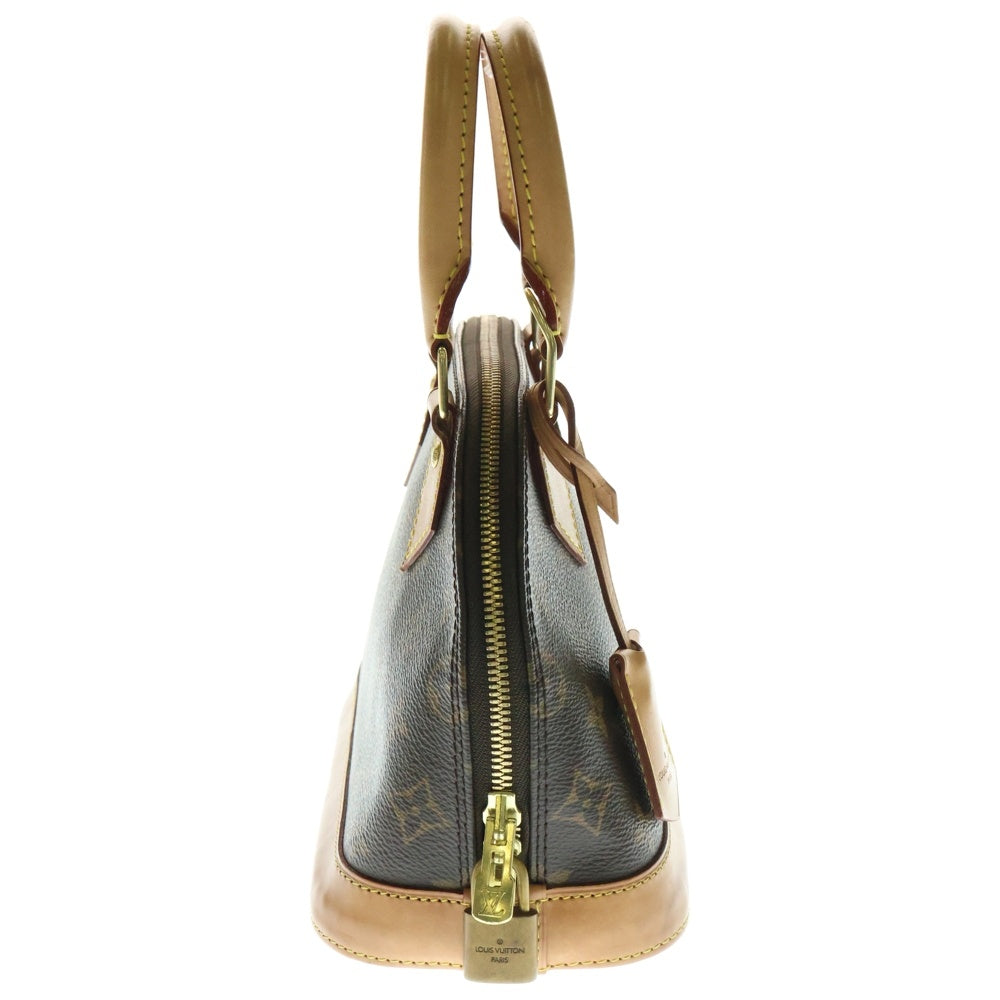 LOUIS VUITTON(ルイヴィトン) アルマBB モノグラム PVC レザー ハンドバッグ ゴールド金具 ブラウン M53152