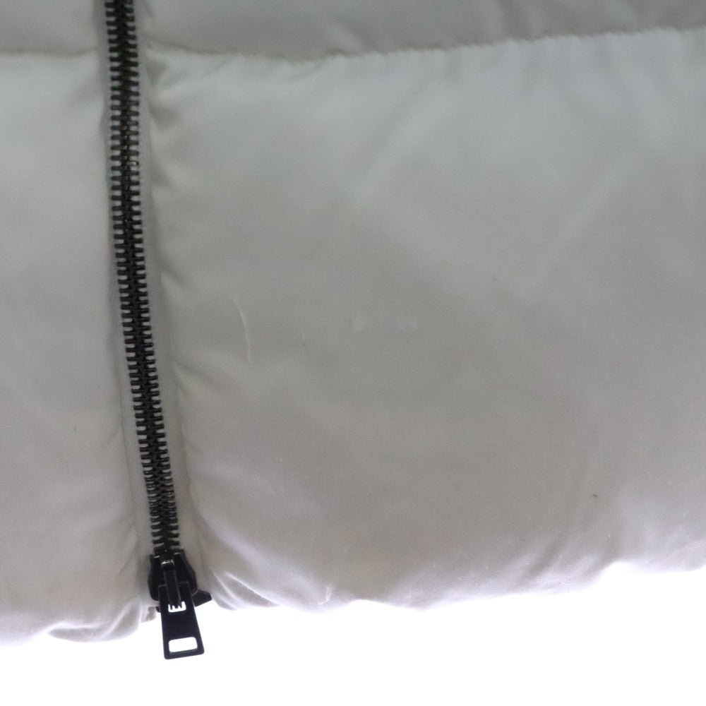 HERNO(ヘルノ) フェイクファー ジップアップ ダウンジャケット ホワイト レディース PI001949D 12414Z