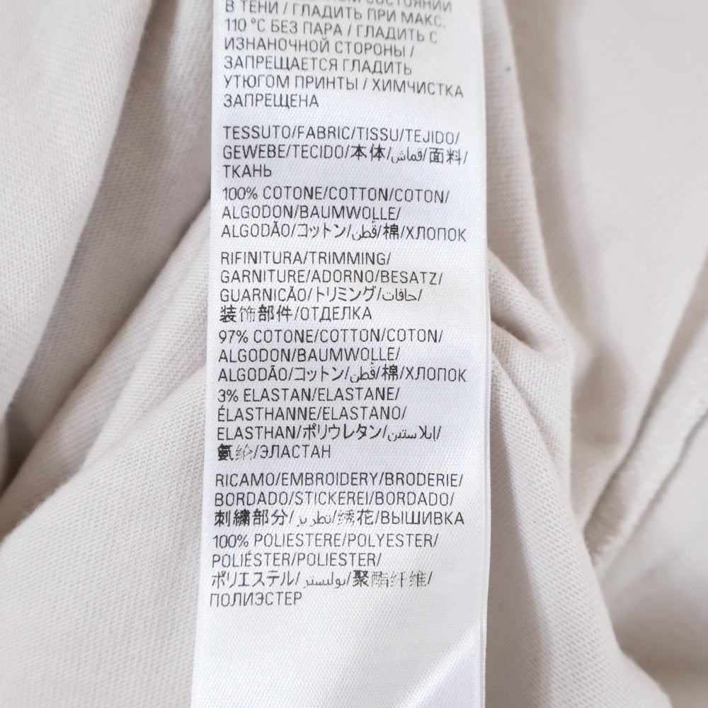 BALENCIAGA(バレンシアガ) 24SS Paris Liberty ダメージ加工クルーネック半袖Tシャツ カットソー ホワイト 764235 TQVR9