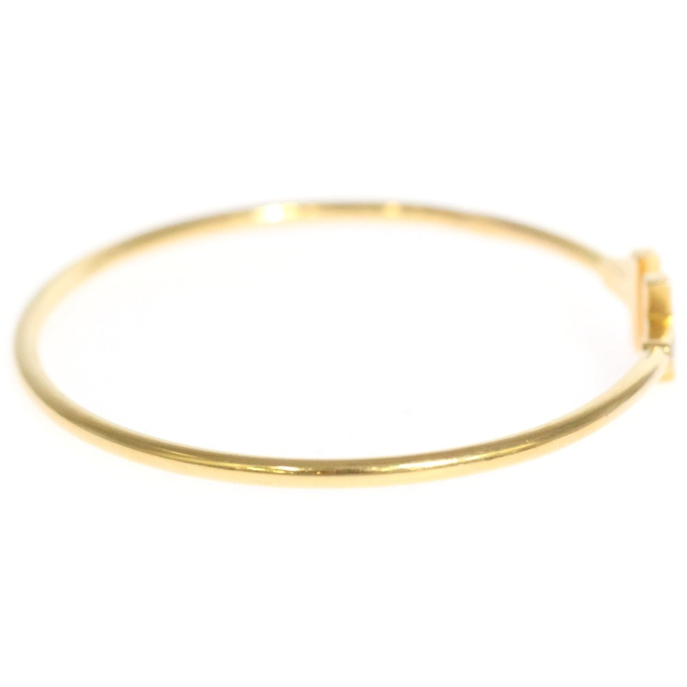 TIFFANY & Co.(ティファニー) Tワイヤー 18Pダイヤ ブレスレット バングル K18YG イエローゴールド
