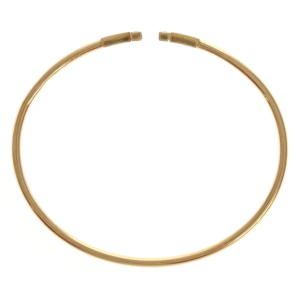 TIFFANY & Co.(ティファニー) Tワイヤー 18Pダイヤ ブレスレット バングル K18YG イエローゴールド
