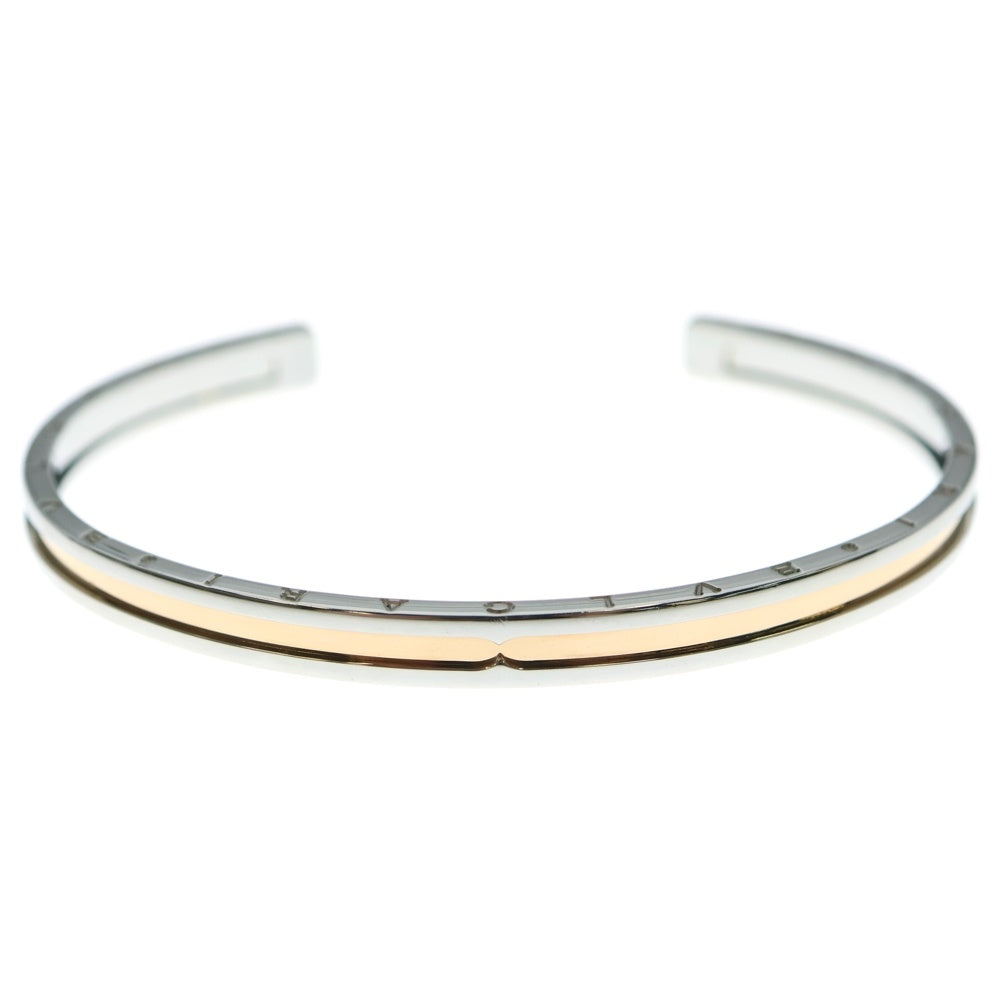 BVLGARI(ブルガリ) ビーゼロワン ブレスレット バングル シルバー×ゴールド Au750PG/STEEL