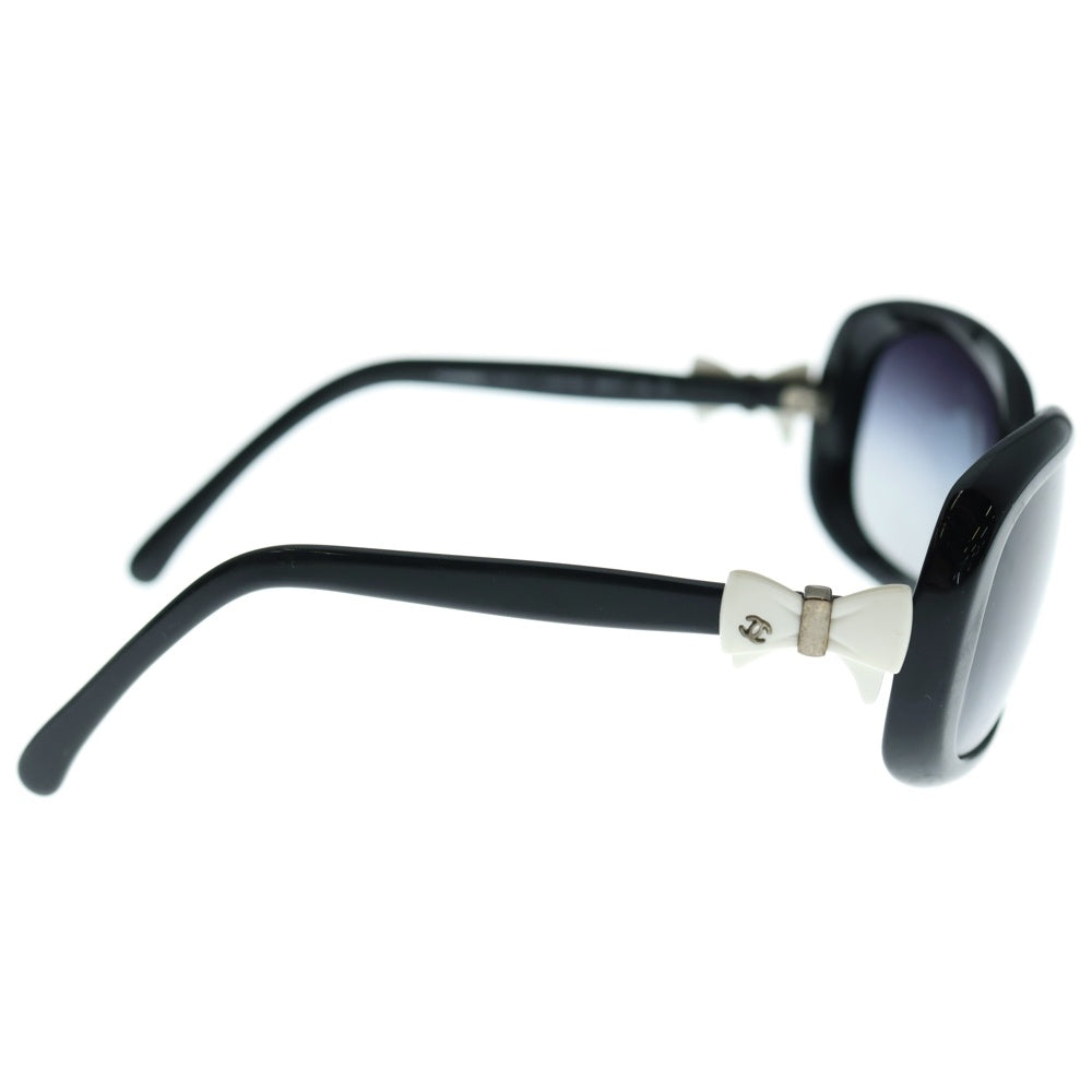 CHANEL(シャネル) ココマーク リボン ウェリントンフレーム カラーレンズ サングラス メガネ 眼鏡 アイウェア ブラック/ホワイト 5170A