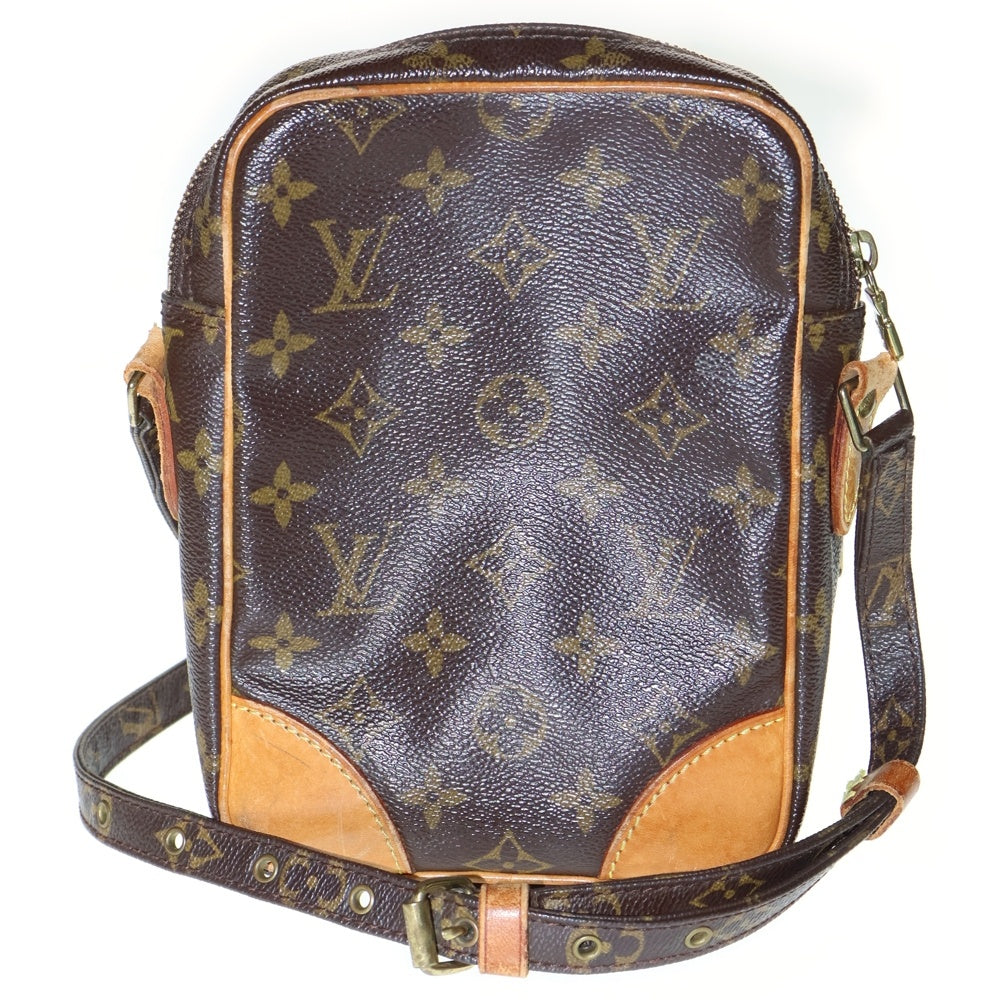LOUIS VUITTON(ルイヴィトン) モノグラム アマゾン ショルダーバッグ ミニバッグ ブラウン ゴールド金具 レザー×PVC M45236
