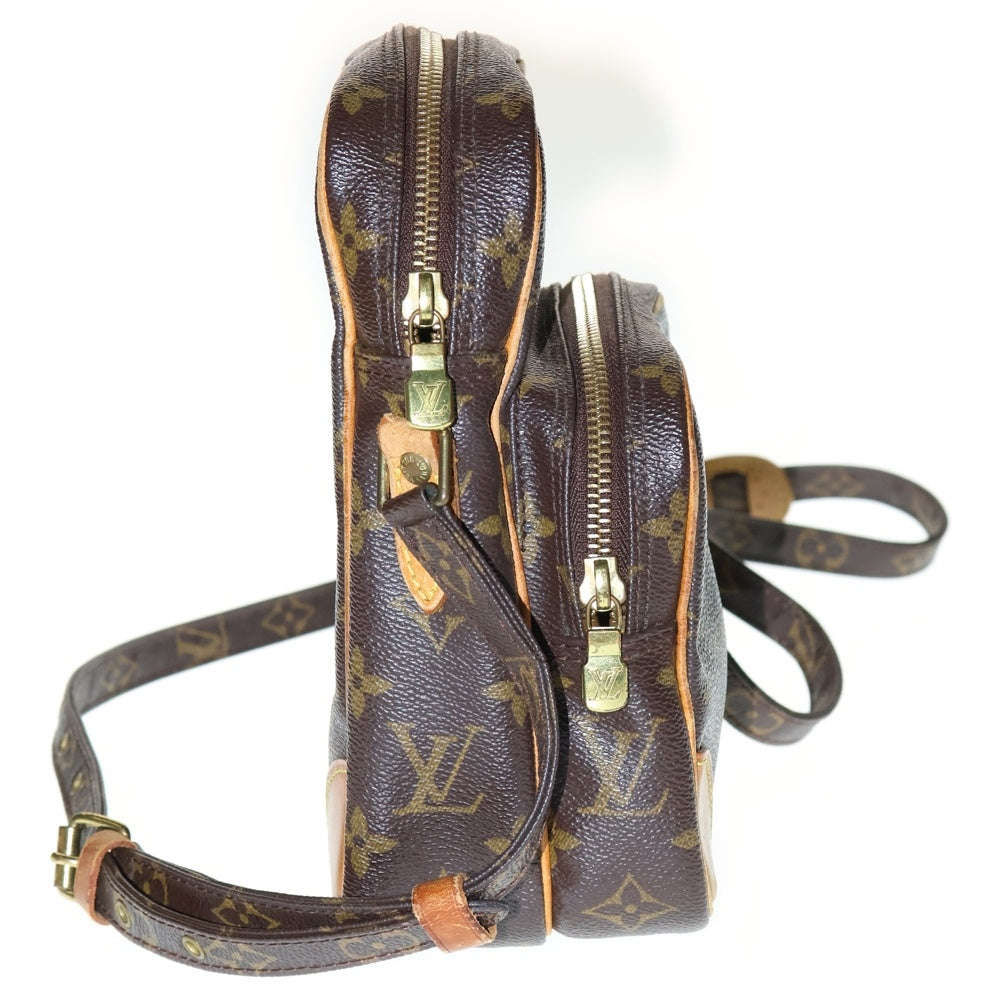 LOUIS VUITTON(ルイヴィトン) モノグラム アマゾン ショルダーバッグ ミニバッグ ブラウン ゴールド金具 レザー×PVC M45236