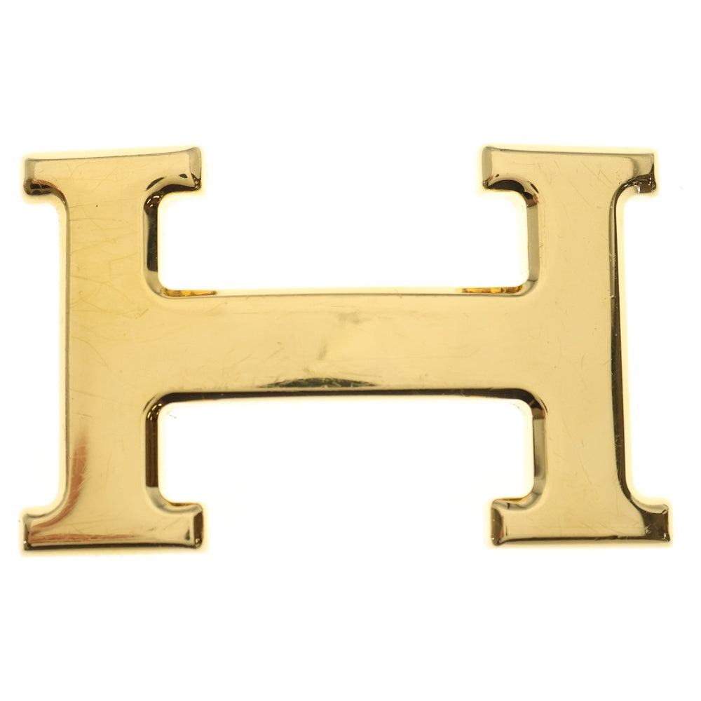 HERMES(エルメス) Hバックル ロゴ ゴールド