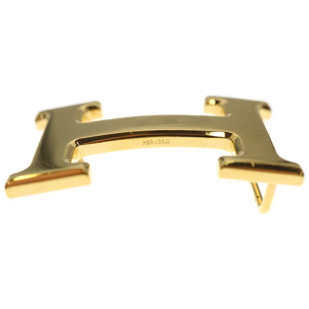 HERMES(エルメス) Hバックル ロゴ ゴールド