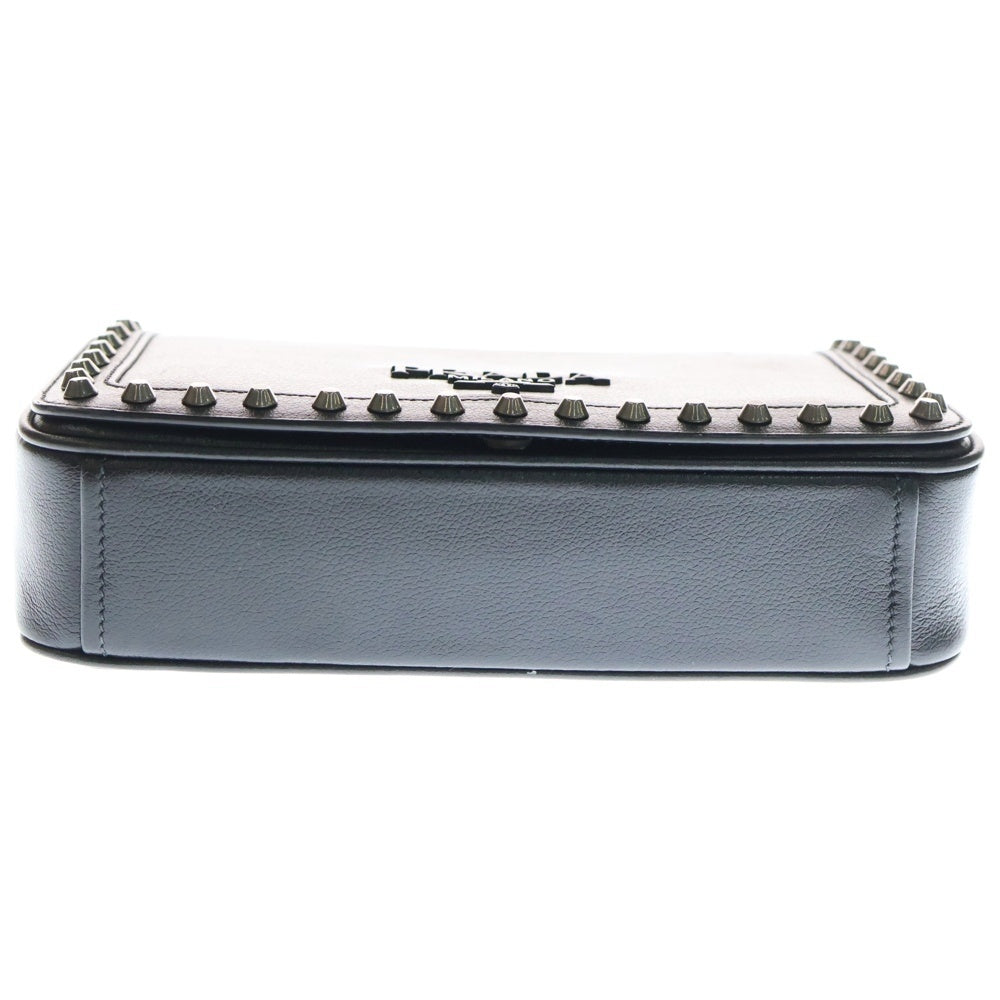 PRADA(プラダ) スタッズ チェーンショルダーバッグ ハンドバッグ