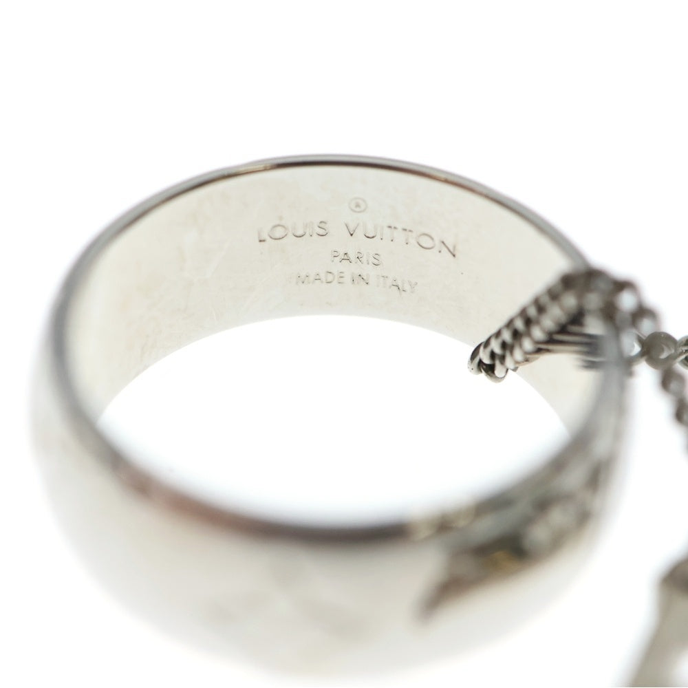 LOUIS VUITTON(ルイヴィトン) モノグラム リング ネックレス シルバー メタル ペンダント M62485