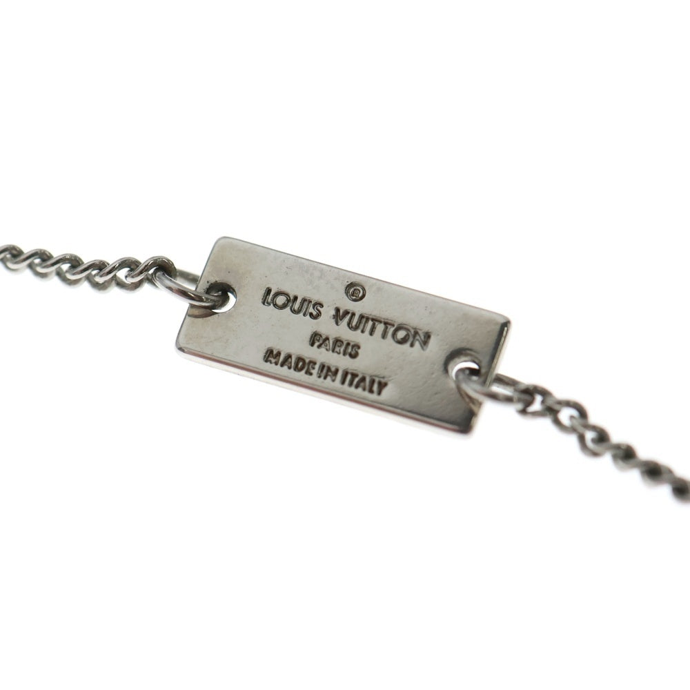 LOUIS VUITTON(ルイヴィトン) モノグラム リング ネックレス シルバー メタル ペンダント M62485