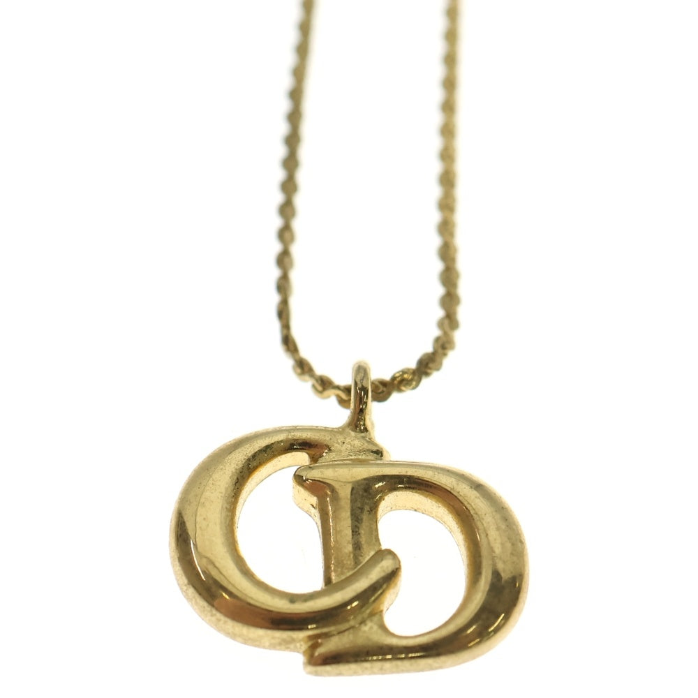 Christian Dior(クリスチャンディオール) CDロゴ ネックレス ゴールド