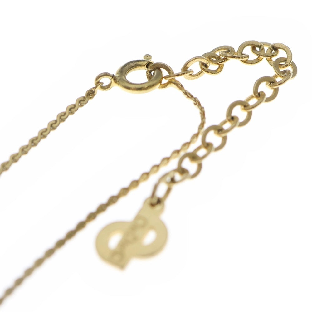 Christian Dior(クリスチャンディオール) CDロゴ ネックレス ゴールド