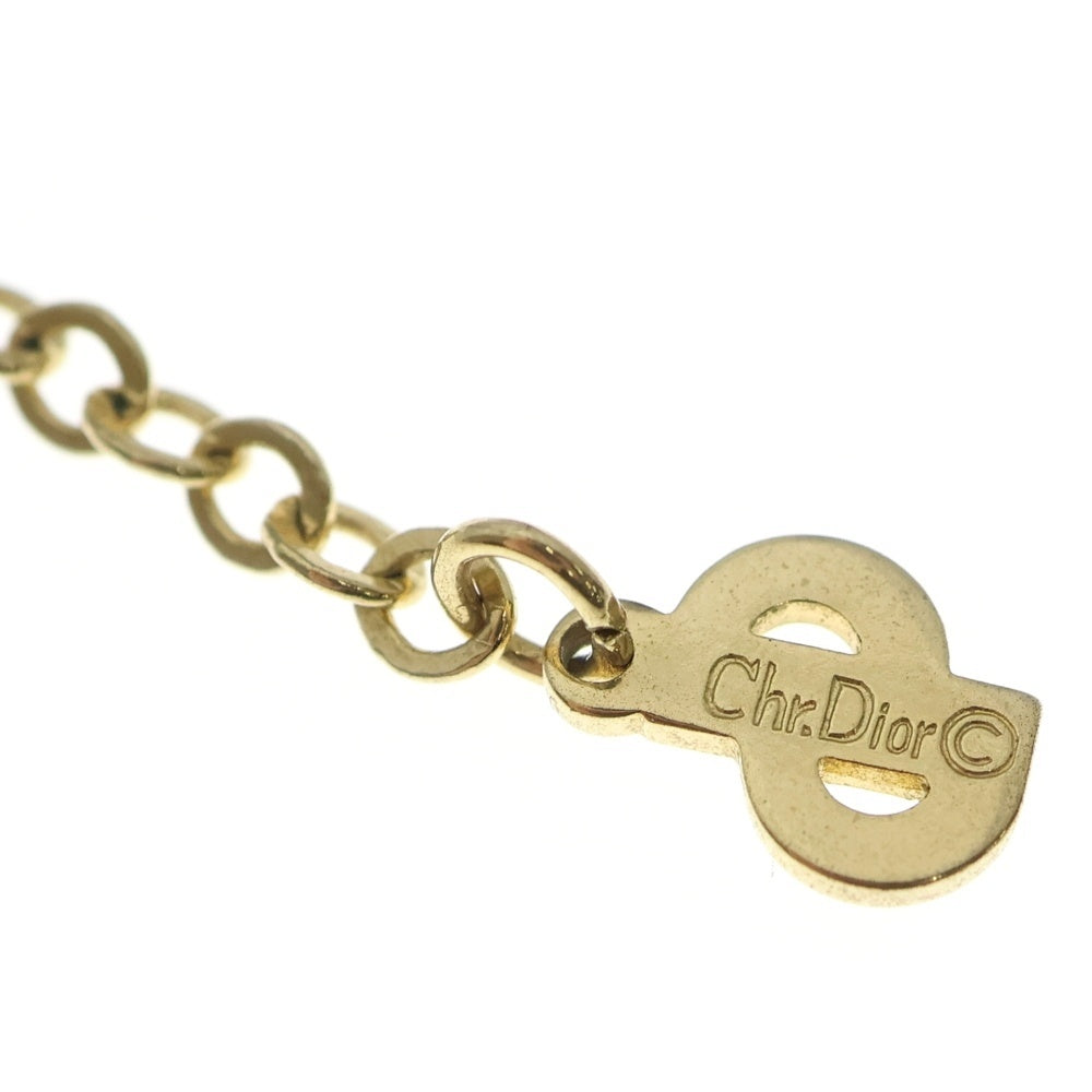 Christian Dior(クリスチャンディオール) CDロゴ ネックレス ゴールド