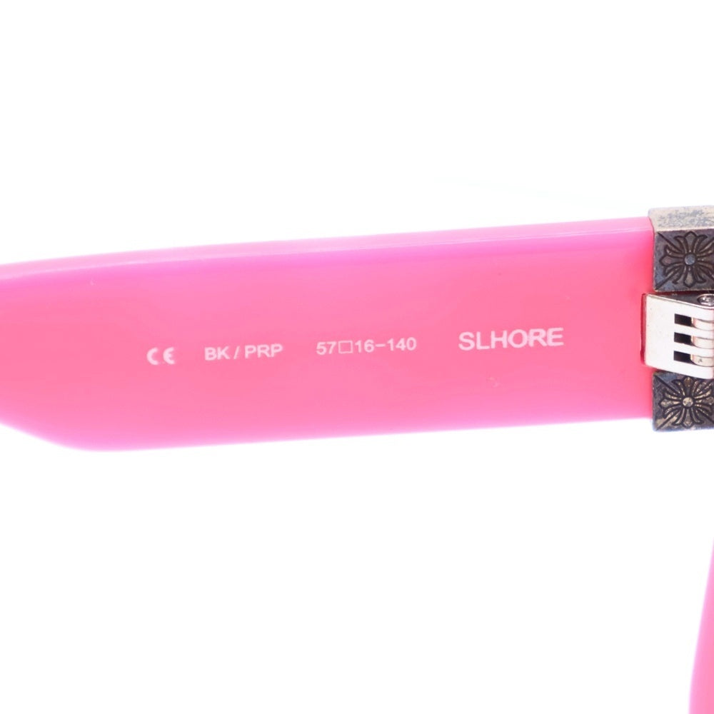 CHROME HEARTS(クロムハーツ) SLHORE ピラミッドクロススタッズ バイカラー ウェリントンフレーム カラーレンズ サングラス メガネ 眼鏡 アイウェア ブラック/ピンク