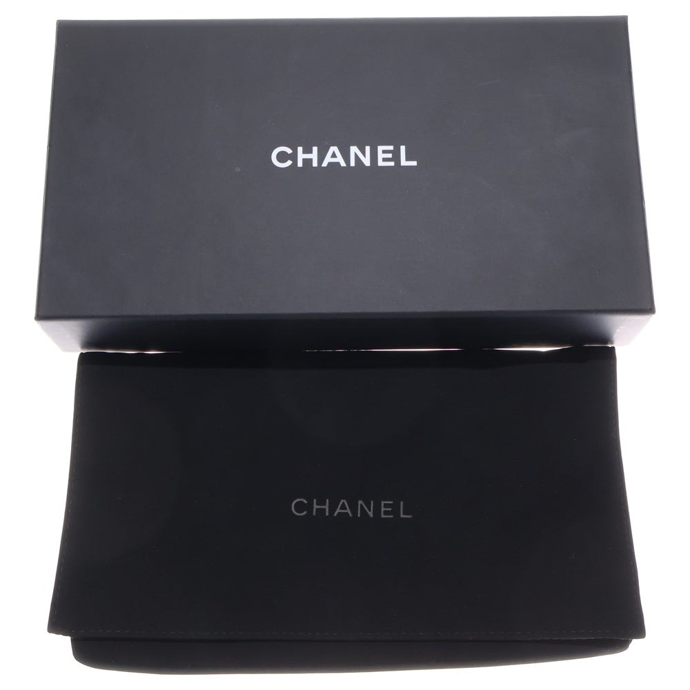 CHANEL(シャネル) ココマーク マトラッセ クラシック キャビアスキン レザー ロングウォレット 長財布 ゴールド金具 ブラック レディース