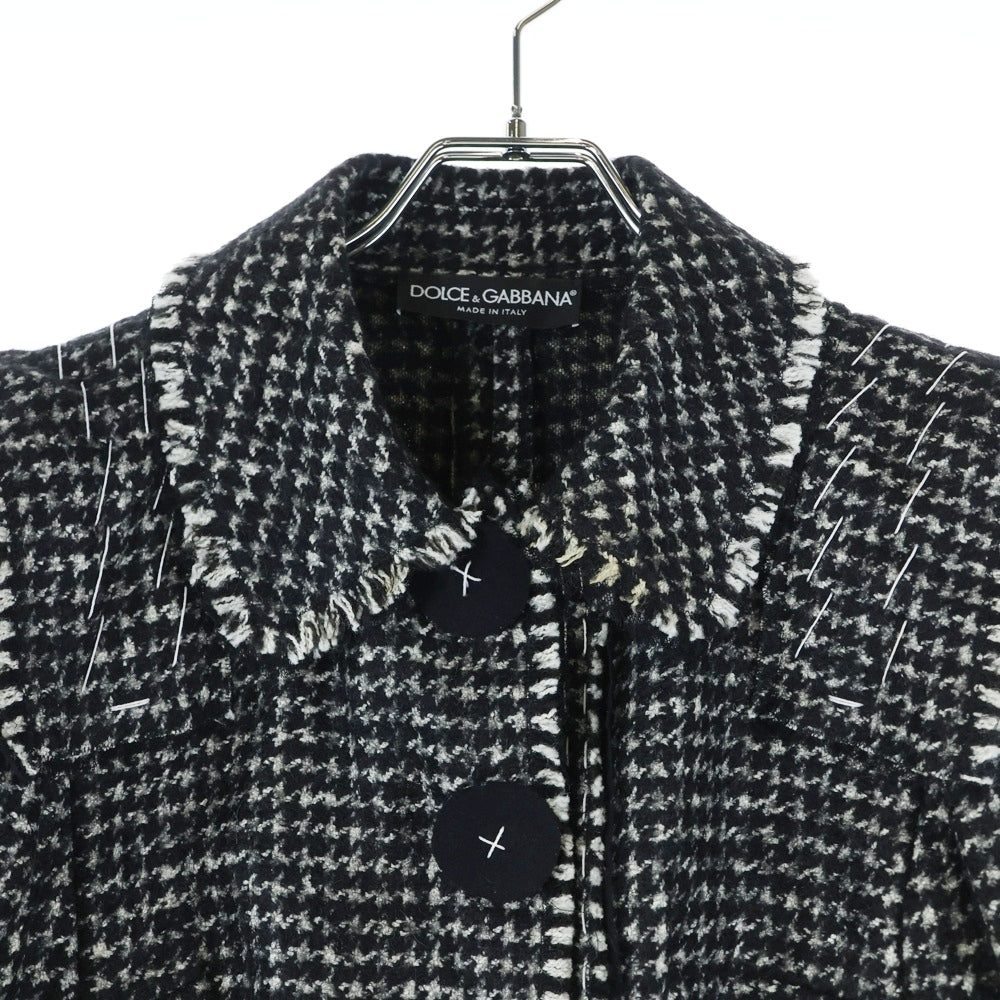 DOLCE & GABBANA(ドルチェアンドガッバーナ) ウールツイード カット
