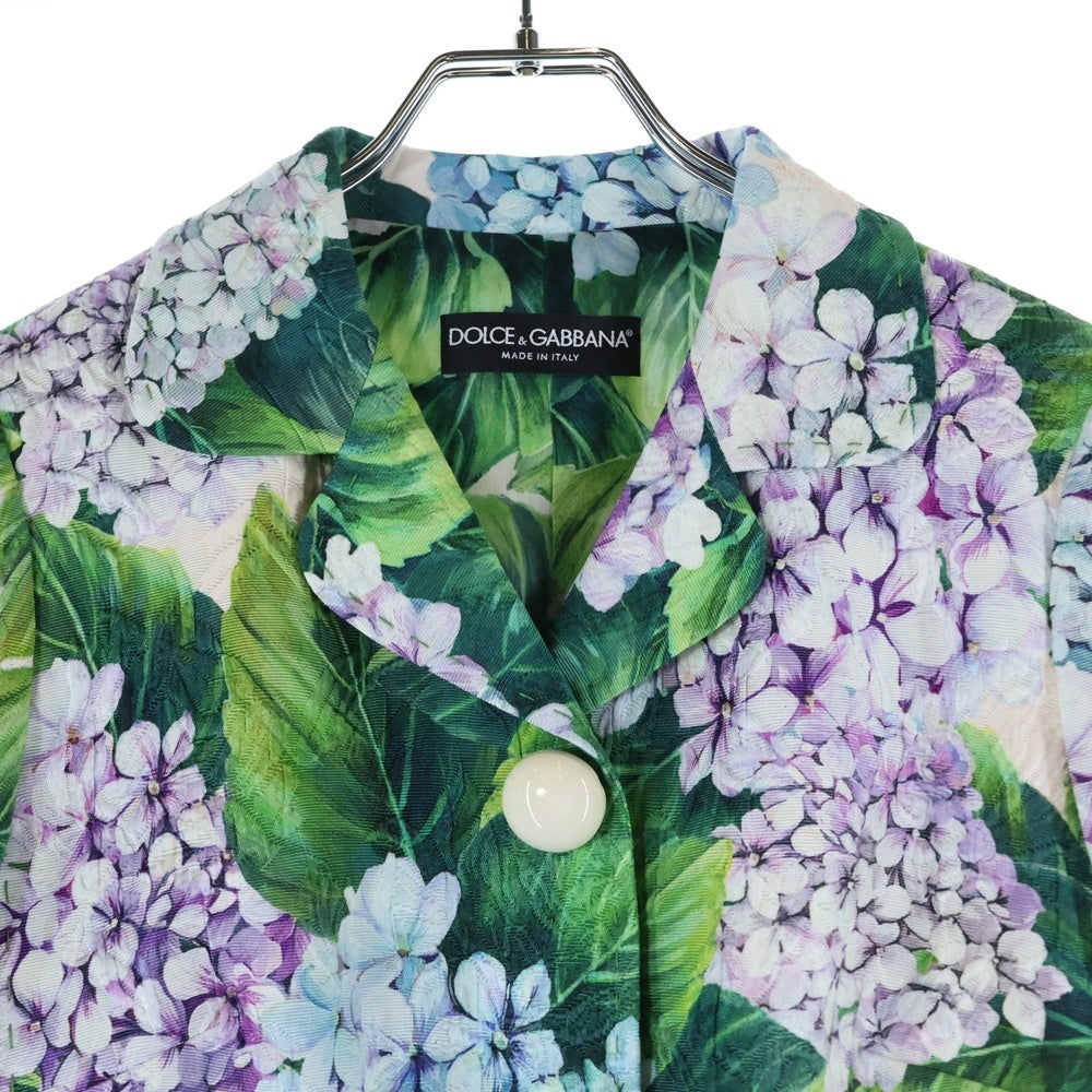 DOLCE & GABBANA(ドルチェアンドガッバーナ) フラワー アジサイ 総柄
