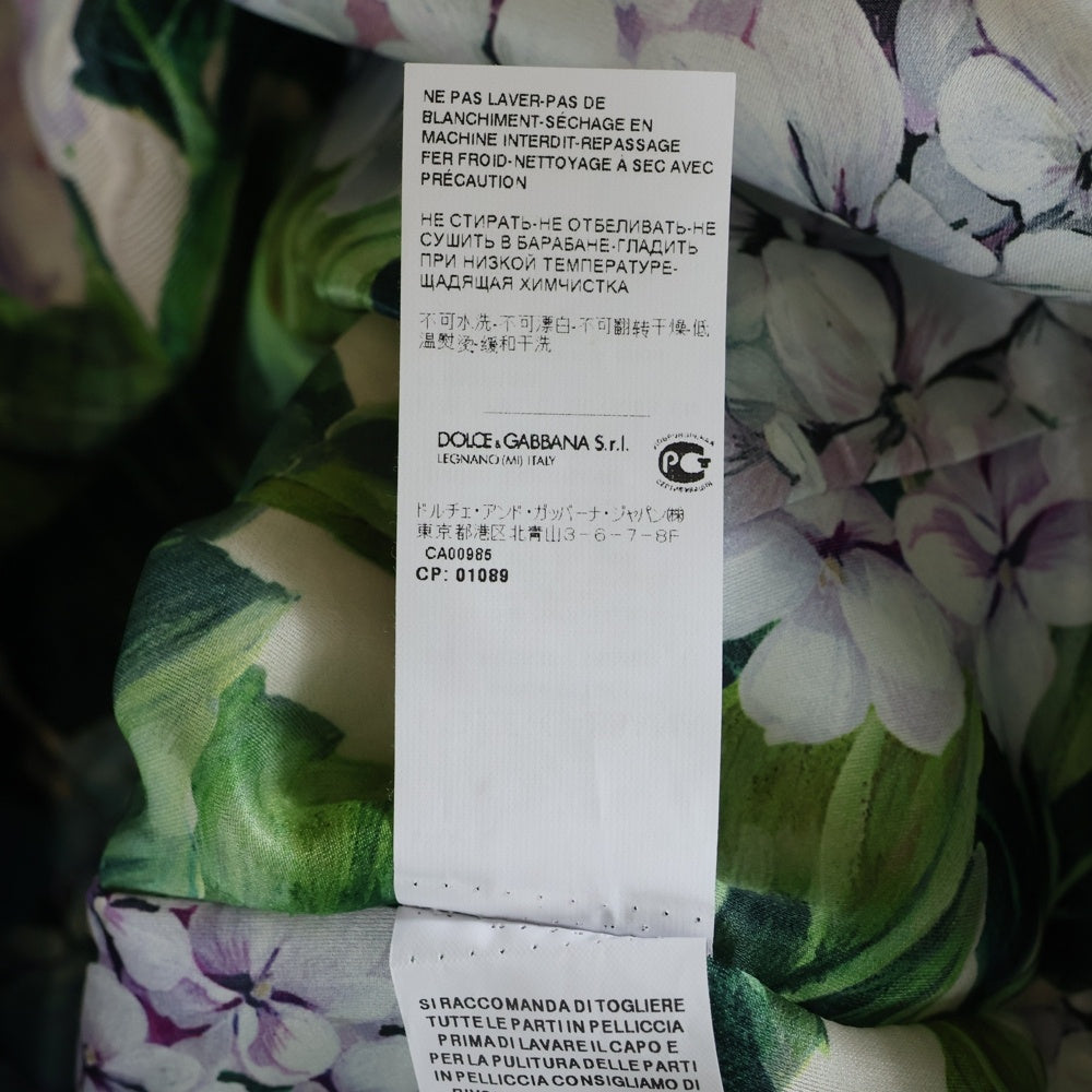 DOLCE & GABBANA(ドルチェアンドガッバーナ) フラワー アジサイ 総柄