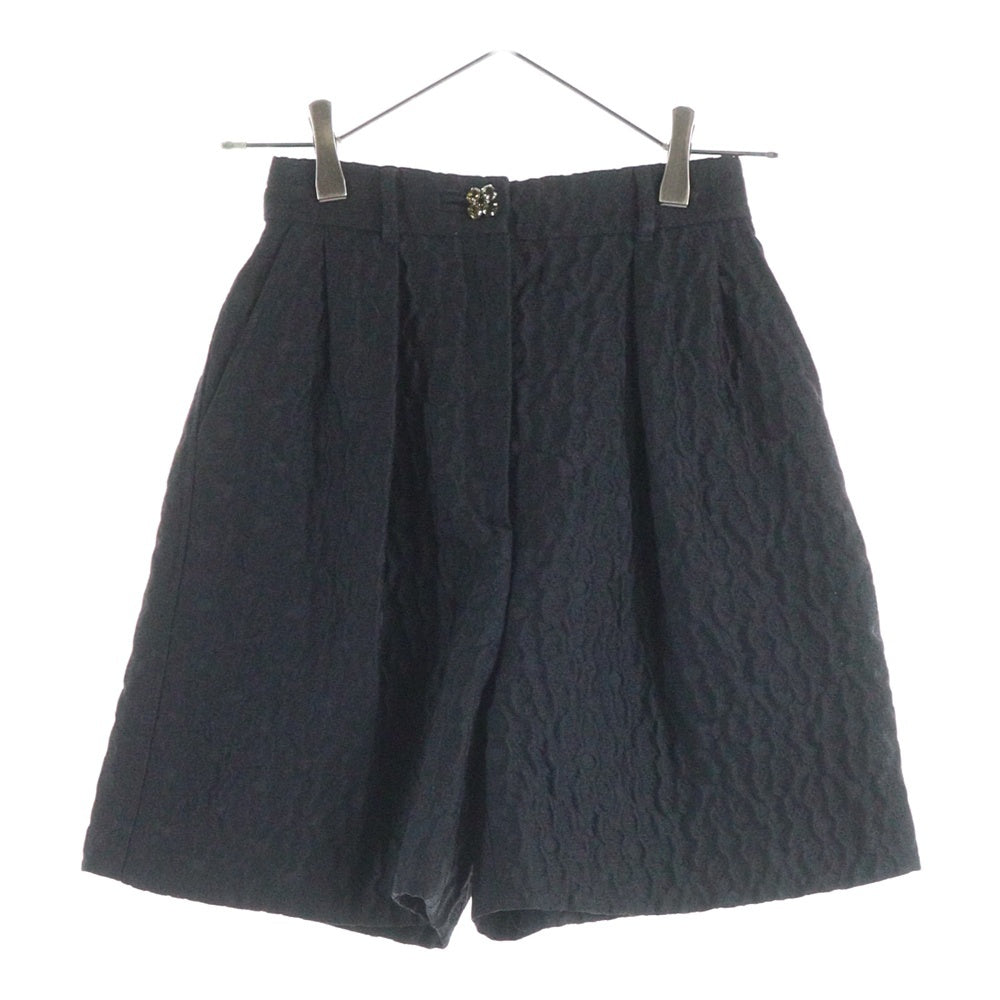 DOLCE & GABBANA(ドルチェアンドガッバーナ) セットアップ ダブルブレスト ロングジャケット コート 2タック ショート ハーフパンツ ショーツ ブラック レディース F0C92T