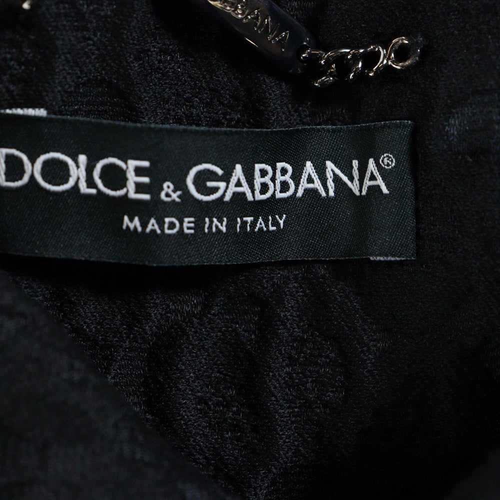 DOLCE & GABBANA(ドルチェアンドガッバーナ) セットアップ ダブルブレスト ロングジャケット コート 2タック ショート ハーフパンツ ショーツ ブラック レディース F0C92T