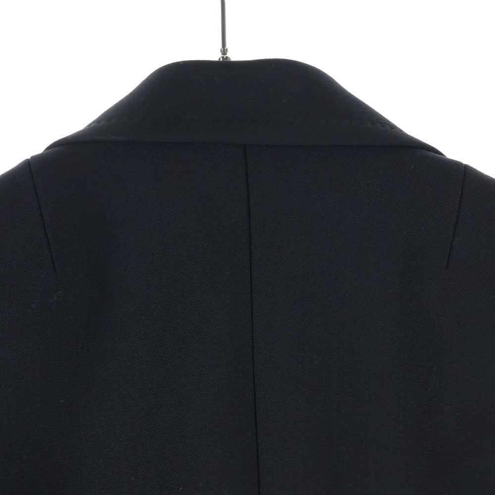 DOLCE & GABBANA(ドルチェアンドガッバーナ) ラウンドラペル スナップボタン 3B テーラードジャケット ブラック レディース F265CT