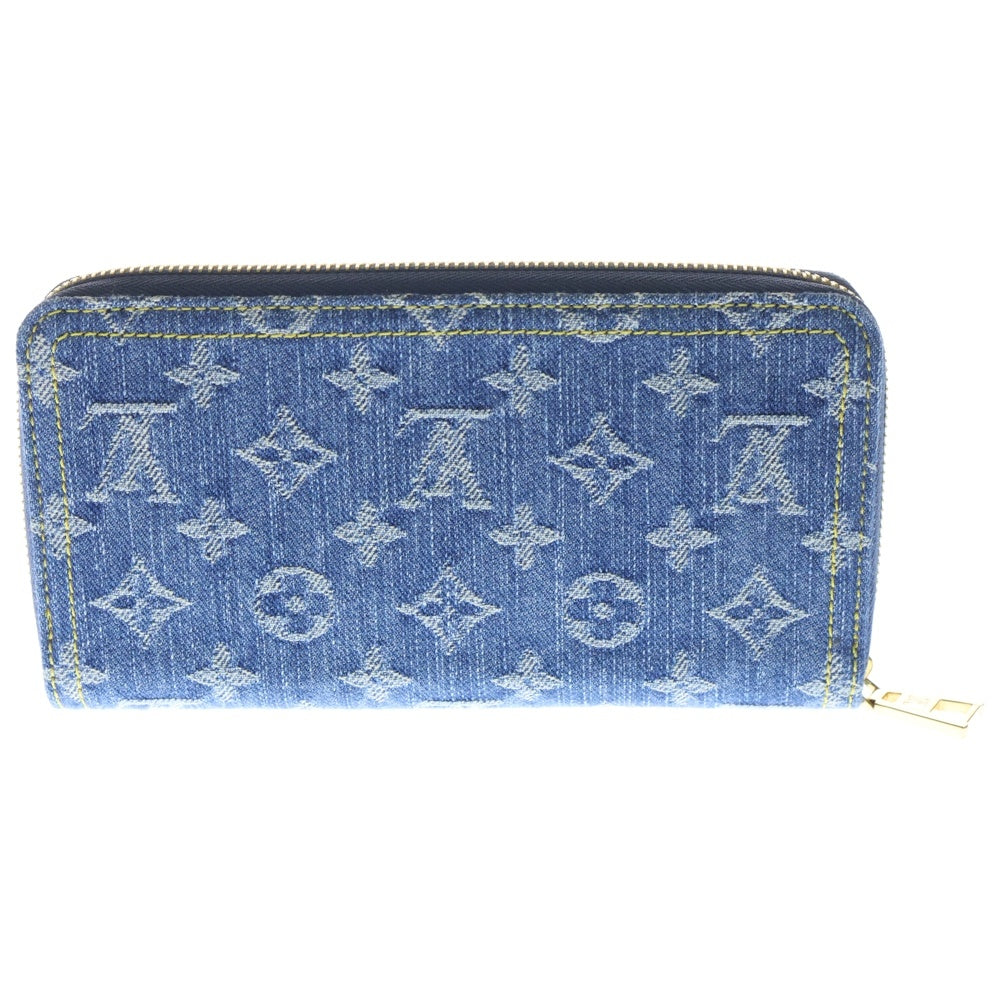 LOUIS VUITTON(ルイヴィトン) モノグラムデニム LVリミックス ジッピーウォレット ブルー 長財布 M82958 ICタイプ レディース