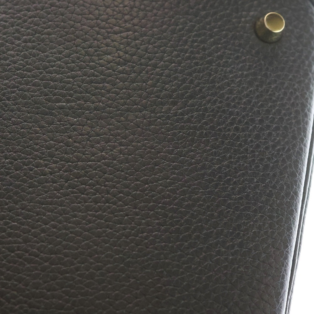 HERMES(エルメス) ピコタンロックMM ブラック トリヨンクレマンス ハンドバッグ シルバー金具 Z刻印 レディース