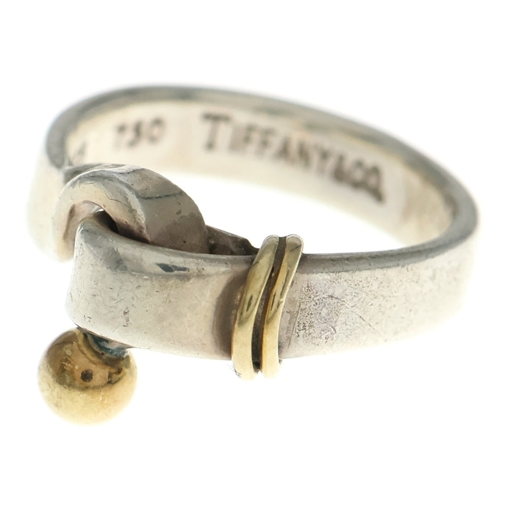 TIFFANY & Co.(ティファニー) フックアンドアイ リング SV925/K18 #50 指輪 レディース