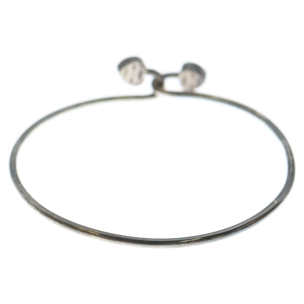 TIFFANY & Co.(ティファニー) ダブルハートフックバングル ブレスレット シルバー SV925/K18