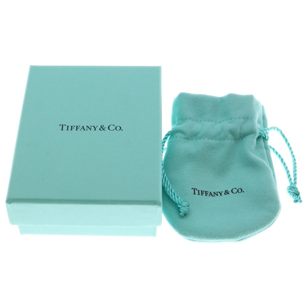 TIFFANY & Co.(ティファニー) Tスマイル ミニ ダイヤネックレス ペンダント チェーン シルバー Au750 2.4g レディース