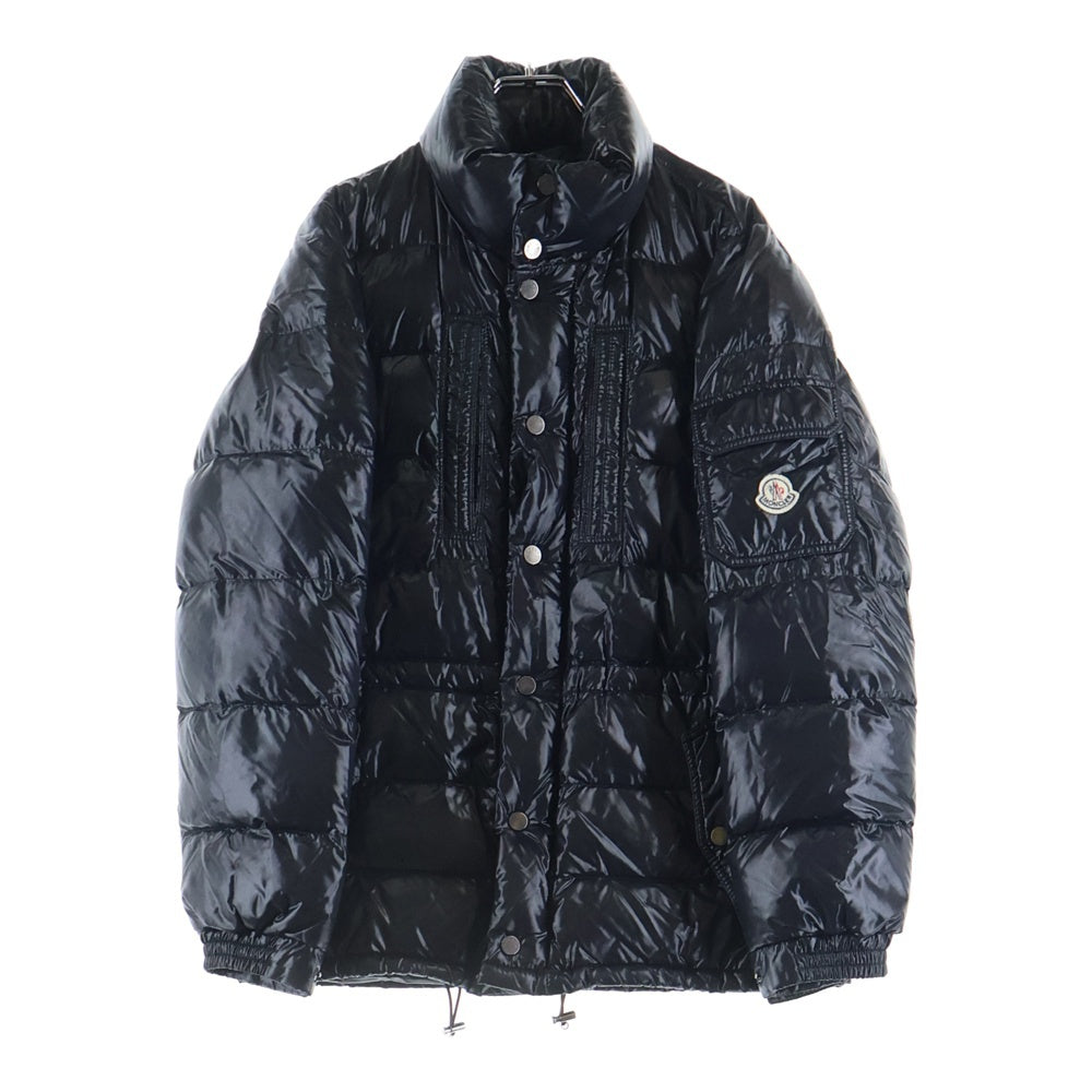 MONCLER(モンクレール) ROD ロッド ワッペンロゴ ジップアップ ダウンジャケット ブラック Z7HJ208