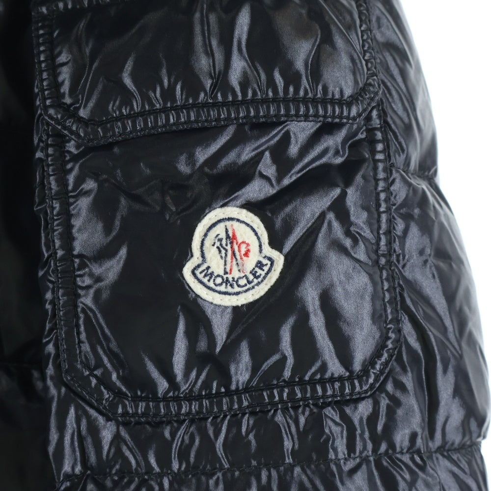 MONCLER(モンクレール) ROD ロッド ワッペンロゴ ジップアップ ダウンジャケット ブラック Z7HJ208