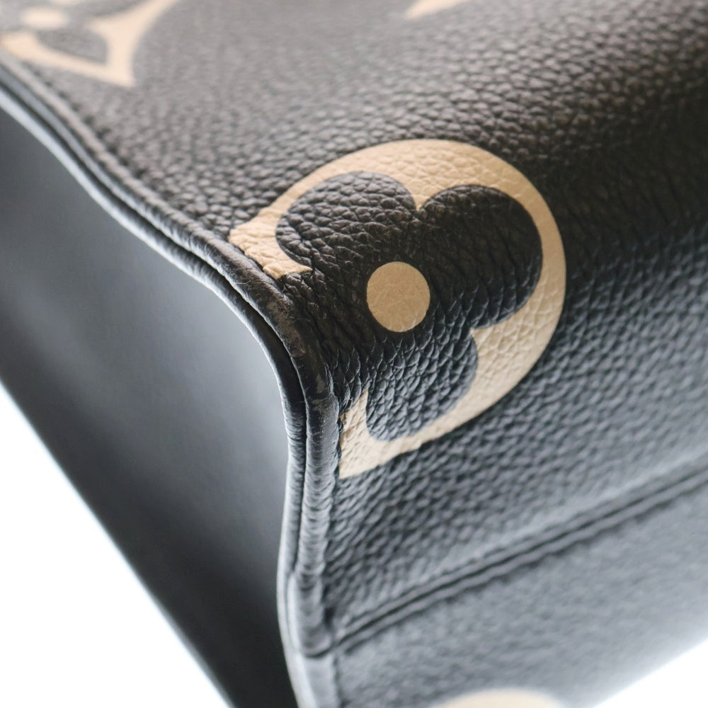 LOUIS VUITTON(ルイヴィトン) モノグラムアンプラント オンザゴーPM レザー2WAYショルダーバッグ ハンドバッグ ブラック M45659 ICタイプ レディース