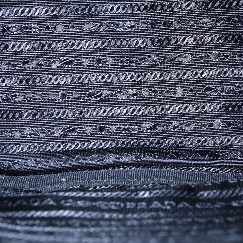 PRADA(プラダ) リナイロン デュエット バケットバッグ ハンドバッグ チェーンバッグ ミニバッグ ショルダーバッグ ブラック ナイロン 1BH038 ゴールド金具 レディース