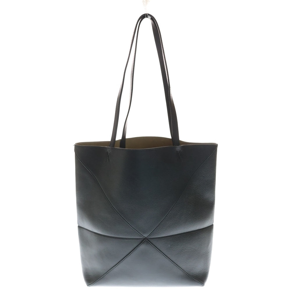 LOEWE(ロエベ) パズルフォルド トート ハンドバッグ ミディアム ブラック レザー