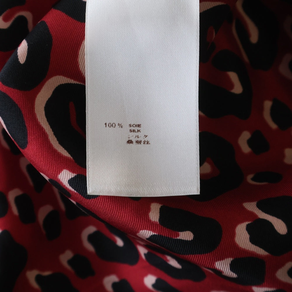 LOUIS VUITTON(ルイヴィトン) 半袖ワンピース アニマル柄 レッド