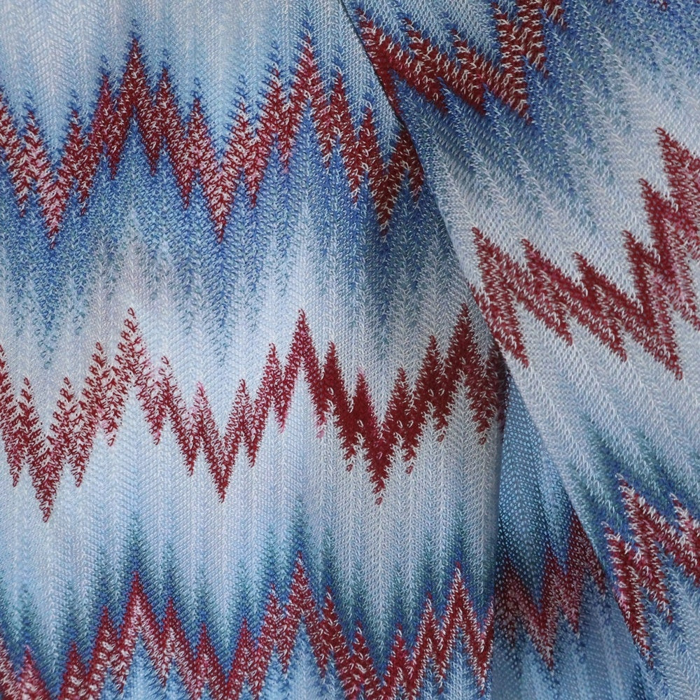 MISSONI(ミッソーニ) ジグザグ スカート レッド/ブルー レディース