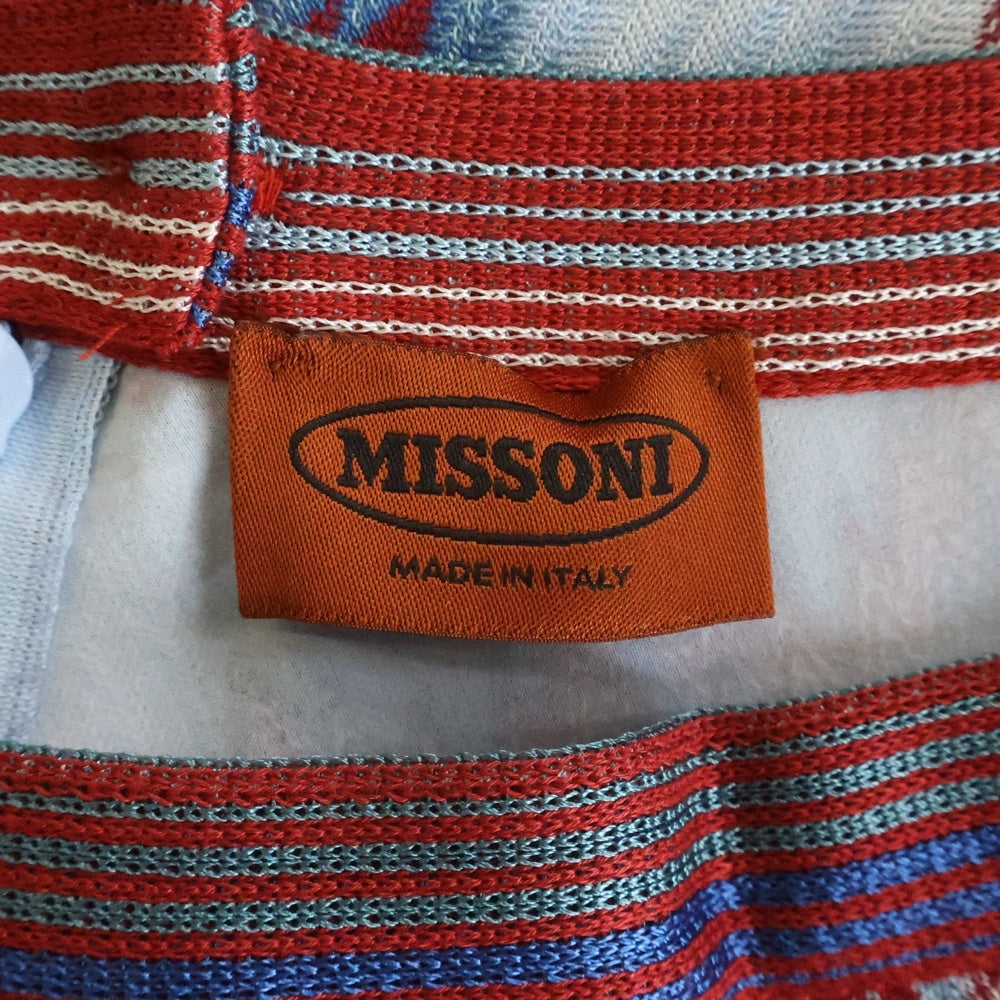 MISSONI(ミッソーニ) ジグザグ スカート レッド/ブルー レディース