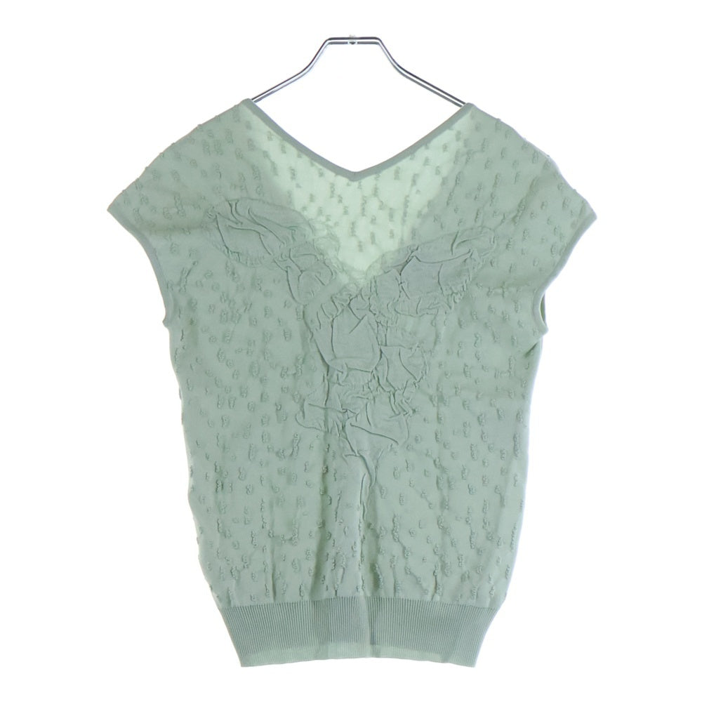 CHANEL(シャネル) ノースリーブニット ライトグリーン P43857K04517 AW017 レディース