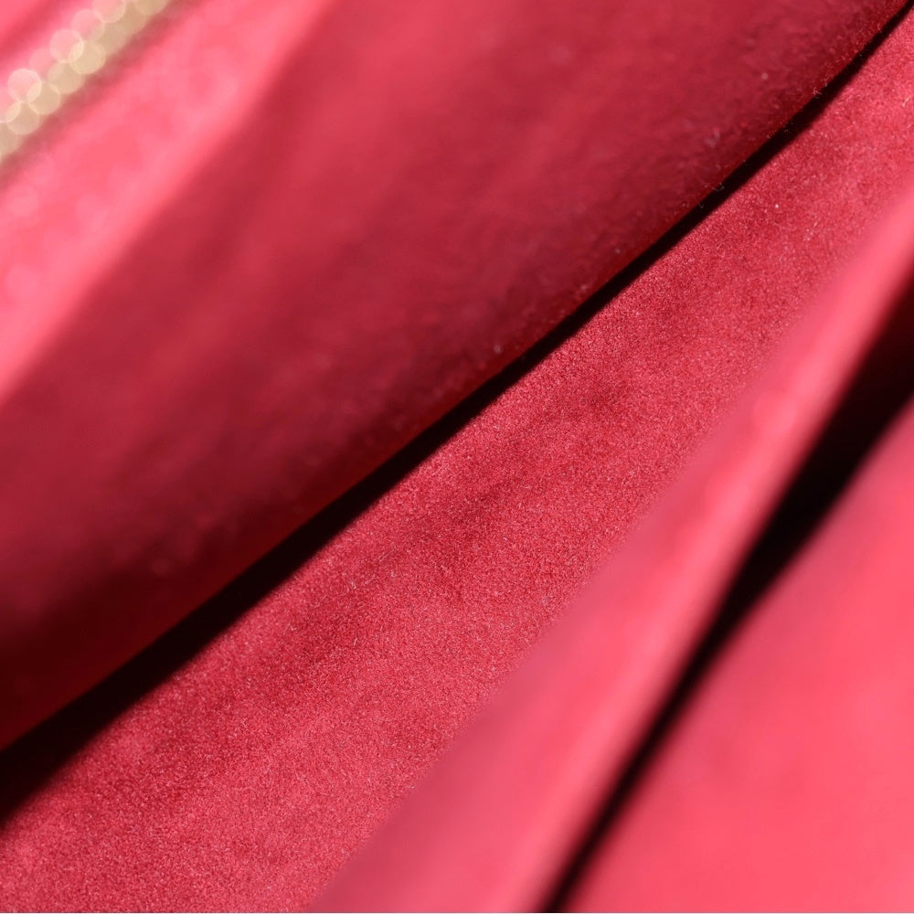 LOUIS VUITTON(ルイヴィトン) モノグラム エデンPM 2WAYバッグ ハンドバッグ ショルダーバッグ ブラウン×レッド レザー×PVC M40814 ゴールド金具 レディース