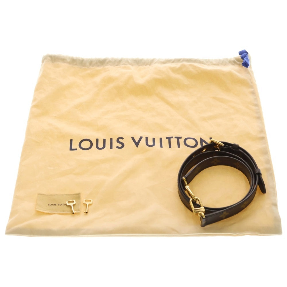 LOUIS VUITTON(ルイヴィトン) モノグラム エデンPM 2WAYバッグ ハンドバッグ ショルダーバッグ ブラウン×レッド レザー×PVC M40814 ゴールド金具 レディース