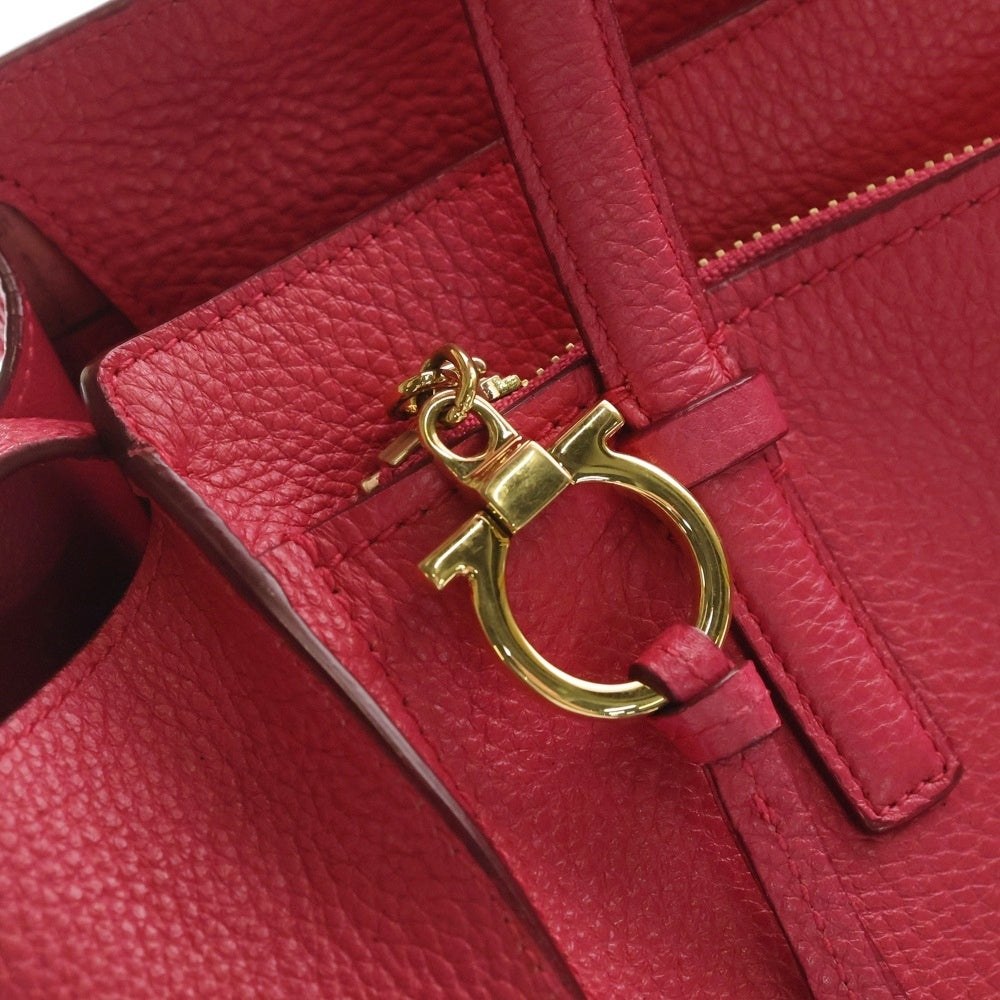Salvatore Ferragamo(サルヴァトーレ フェラガモ) ガンチーニ エイミー 2WAYバッグ ピンク レディース