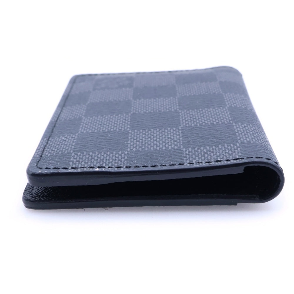 LOUIS VUITTON(ルイヴィトン) ダミエグラフィット ポケット・オーガナイザー カードケース 名刺入れ ブラック レザー N63143 レディース