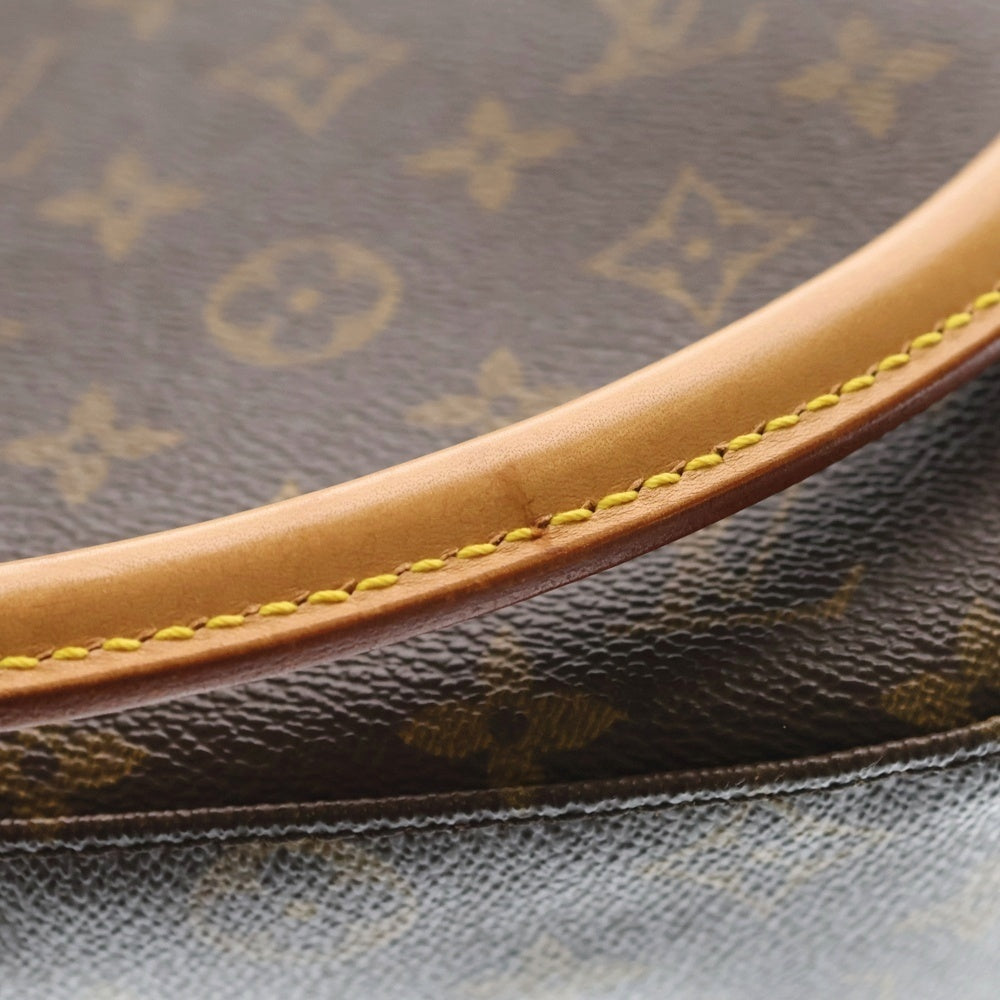 LOUIS VUITTON(ルイヴィトン) モノグラム ルーピングMM PVC レザー ショルダーバッグ ブラウン M51146 レディース