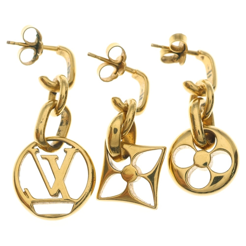 LOUIS VUITTON(ルイヴィトン) ブックル ドレイユ クレイジーインロック ピアス ゴールド M69662