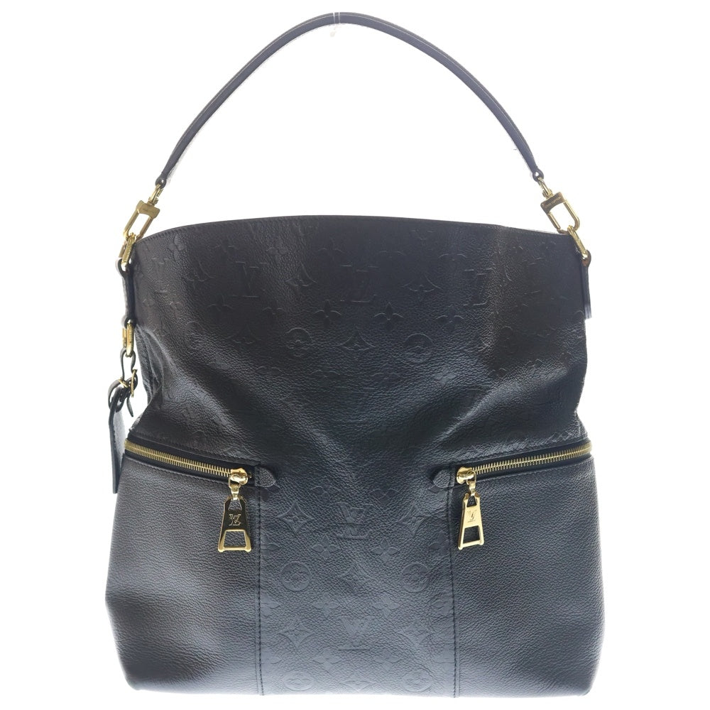 LOUIS VUITTON(ルイヴィトン) モノグラムアンプラント メリー ショルダーバッグ ハンドバッグ ブラック レザー M44014 ゴールド金具 レディース