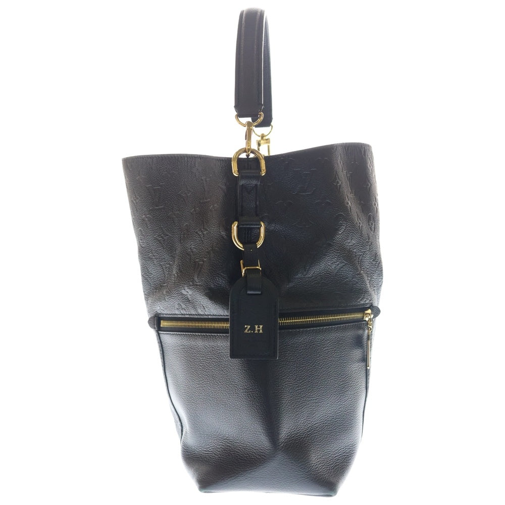LOUIS VUITTON(ルイヴィトン) モノグラムアンプラント メリー ショルダーバッグ ハンドバッグ ブラック レザー M44014 ゴールド金具 レディース