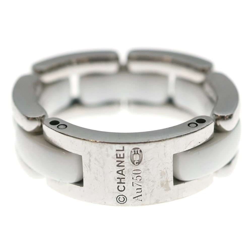 CHANEL(シャネル) ウルトラ リング ホワイト Au750 K18 WG×Ce セラミック 指輪