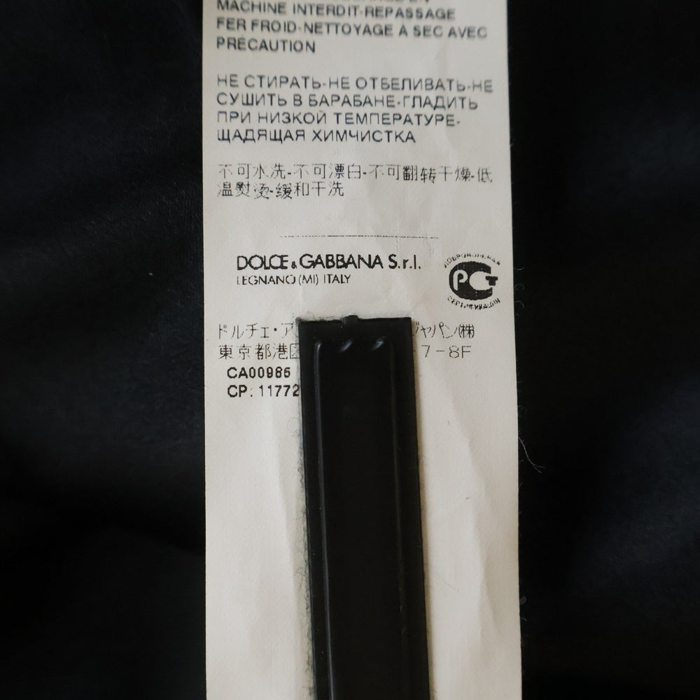 DOLCE & GABBANA(ドルチェアンドガッバーナ) ウール ミディアム タイト スカート ブラック レディース F4S27T