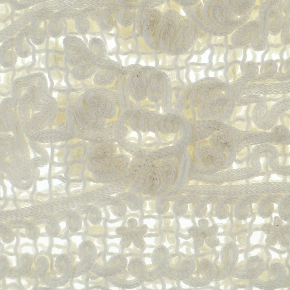 DOLCE & GABBANA(ドルチェアンドガッバーナ) コード刺繍 ハーフスリーブトップス ホワイト レディース FI065K